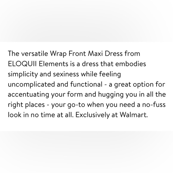 💜 ELOQUII Elements Women's Plus Size Wrap Front
Maxi Dress - Picture 6 of 7